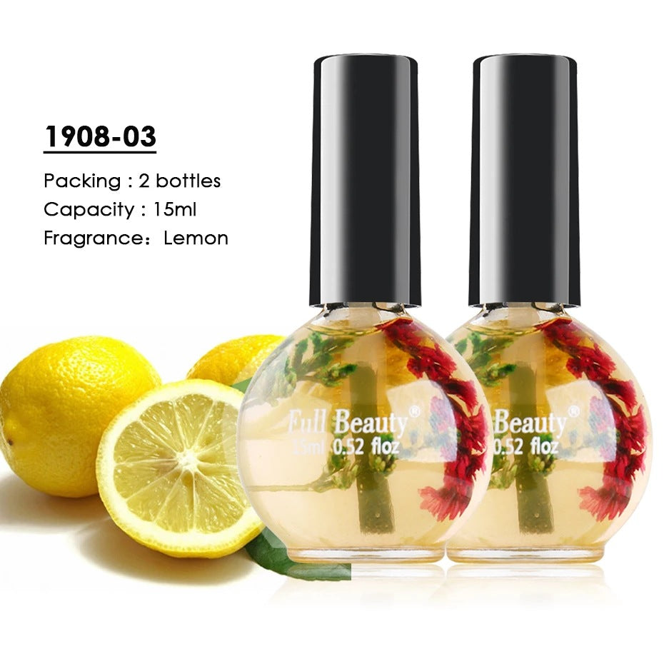 Floral Scented Dried Flowers With 15ml Nutritious Nail Polish