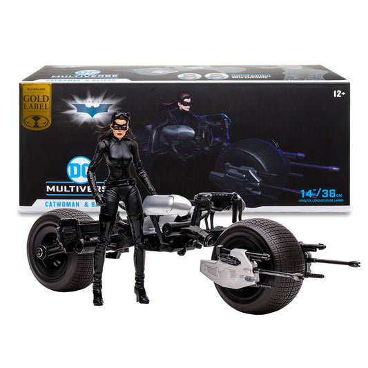 Catwoman and Batpod (The Dark Knight Rises) Exclusive Gold Label 7" Figure and Vehicle