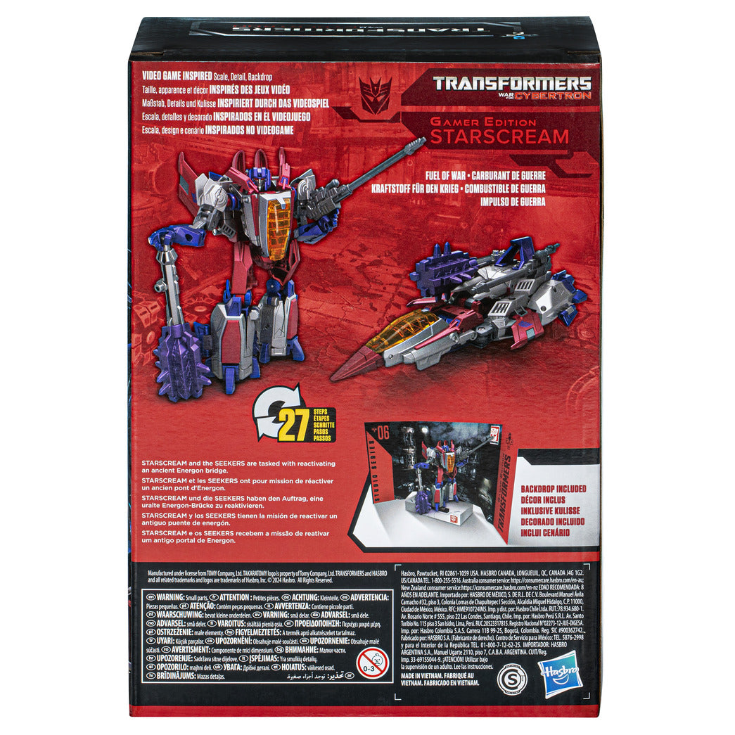 Transformers Studio Series Voyager Transformers: War for Cybertron 06 Starscream