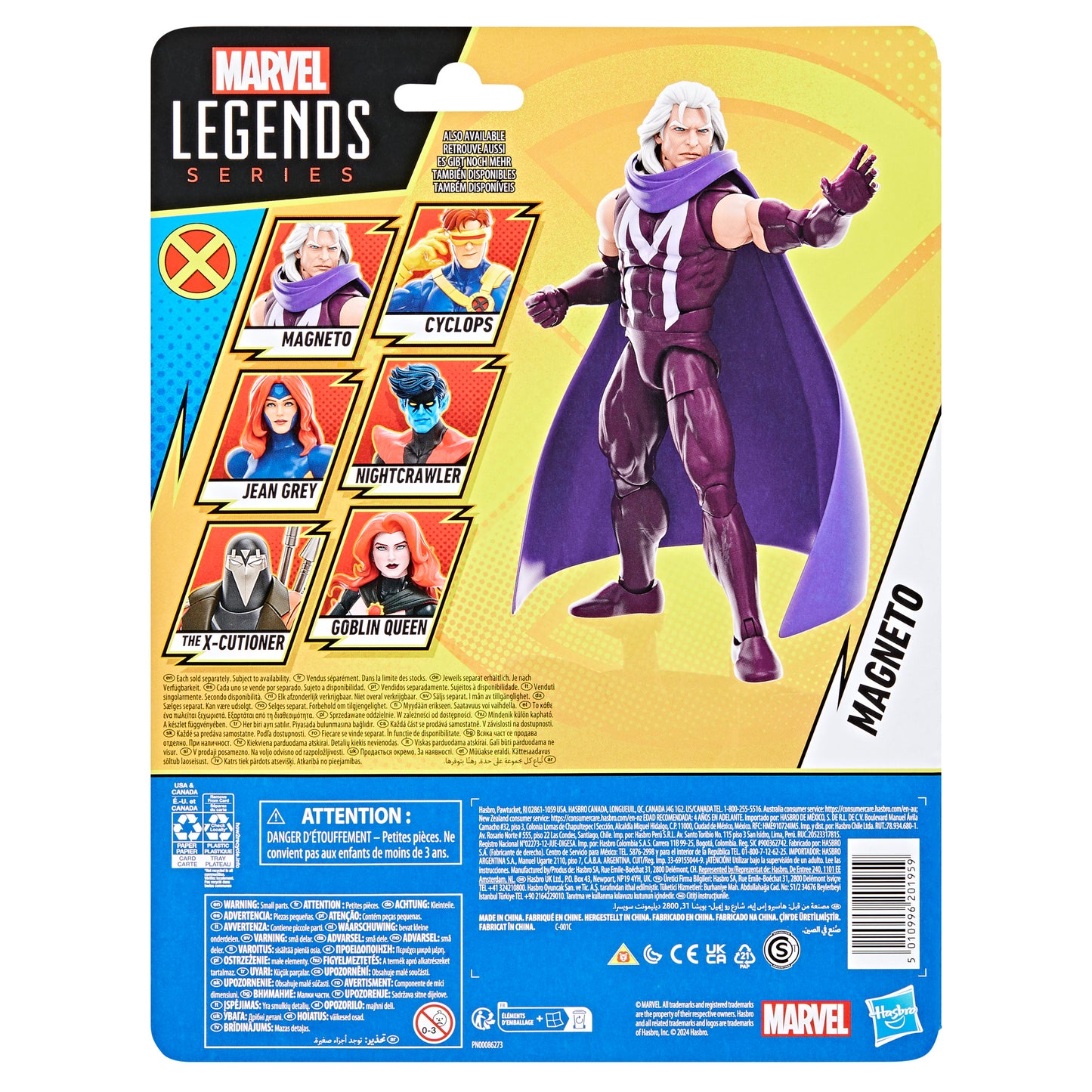 Marvel Legends Series Magneto, X-Men ‘97 Collectible 6 Inch Action Figure