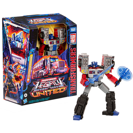 Transformers Legacy United Leader G2 Universe Laser Optimus Prime 7.5” Action Figure, 8+ HERETOSERVEYOU