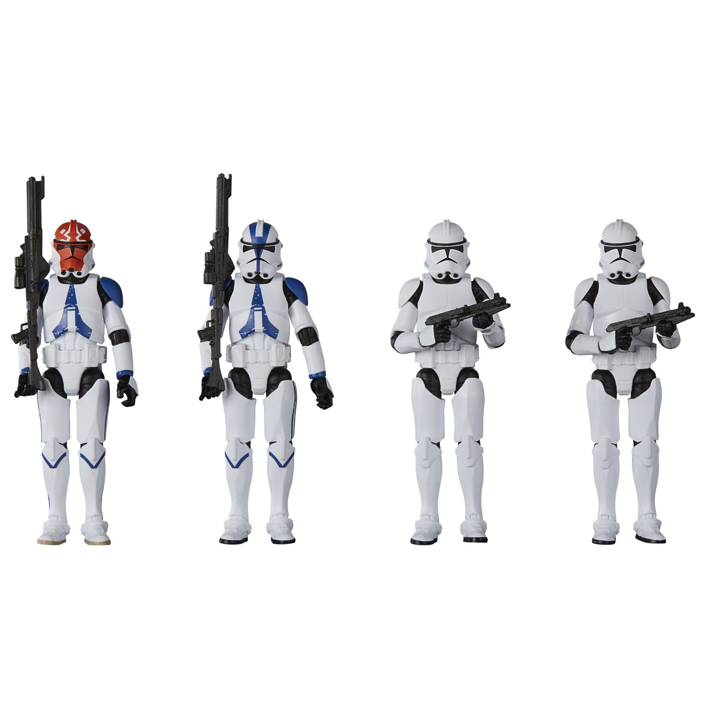 Star Wars The Vintage Collection Phase II Clone Trooper, Star Wars: AHSOKA 3.75 Inch Collectible Action Figure 4-Pack
