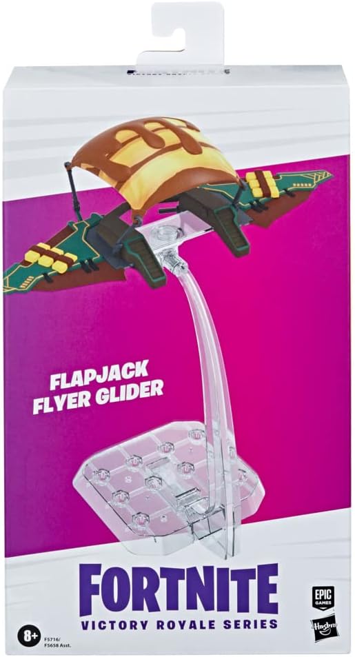 Fortnite Victory Royale Series Flapjack Flyer Collectible Glider for Action Figure with Display Stand - Ages 8 and Up, 6-inch