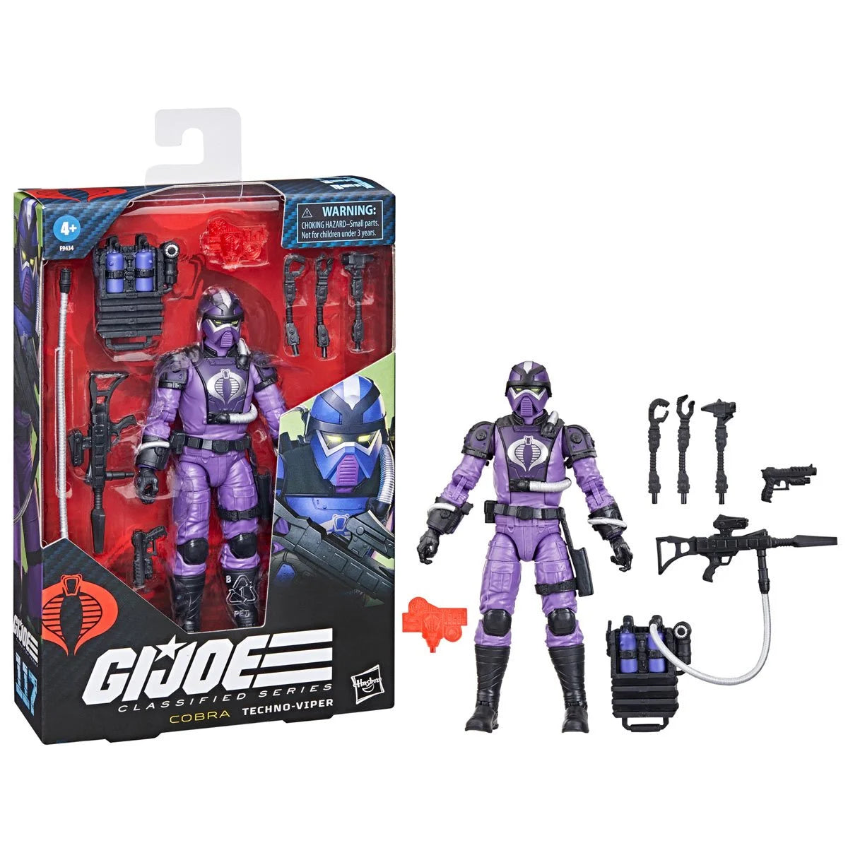 G.I. Joe Classified Series #117, Techno-Viper Action Figure [CASE PACK OF 4]