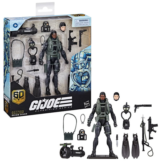 G.I. Joe Classified Series 60th Anniversary Action Sailor - Recon Diver Action Figure