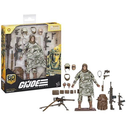 G.I. Joe Classified Series 60th Anniversary Action Soldier - Infantry Action Figure Toy
