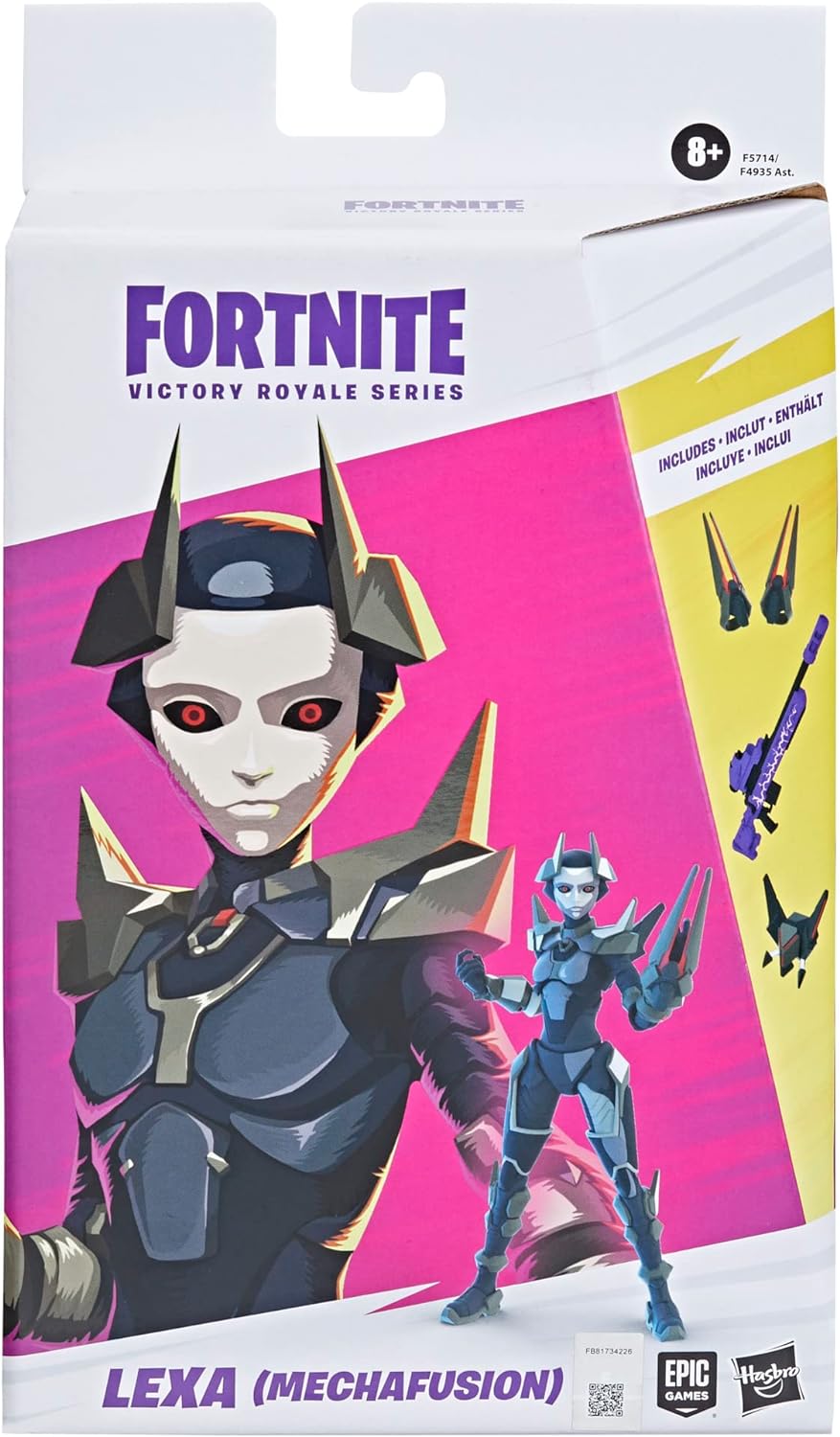 Hasbro Fortnite Victory Royale Series Lexa (Mechafusion) Collectible Action Figure with Accessories 6-inch (F5714)