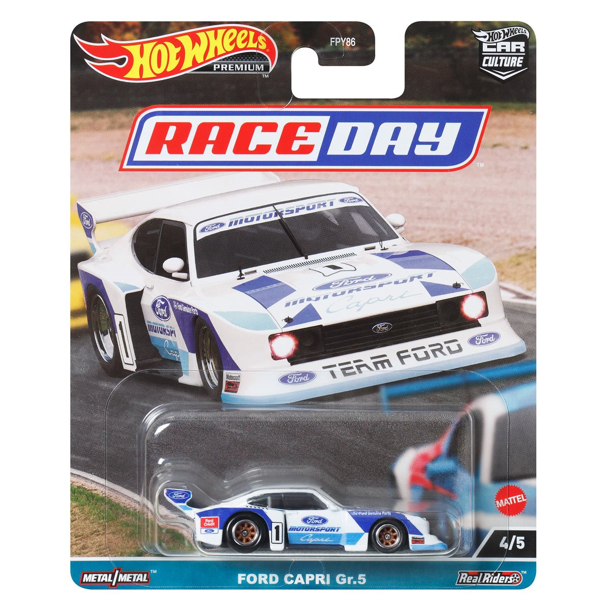 Hot Wheels Car Culture HW Race Day Mix 4 Vehicle Case of 5