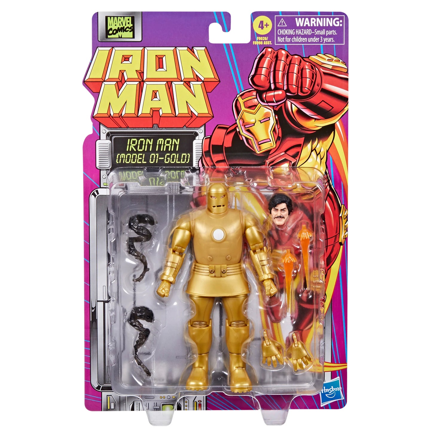 Marvel Legends Series Iron Man (Model 01 - Gold) Action Figure Toy