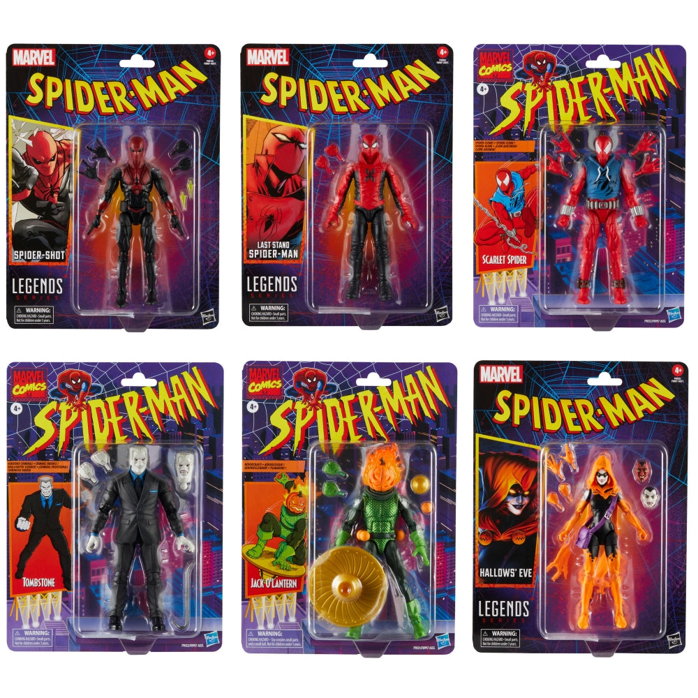 Spider Man Marvel Legends Comic 6 inch Action Figures Wave 1 Case