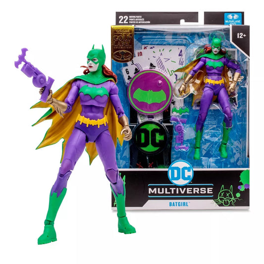 DC Multiverse Batgirl Jokerized (Three Jokers) 7 Inch Action Figure (Gold Label) - Heretoserveyou