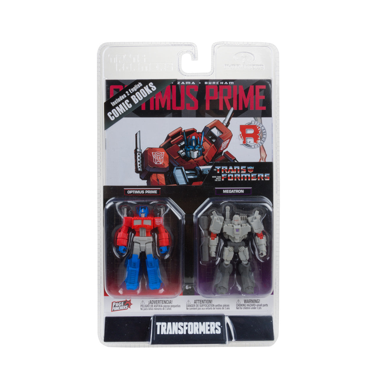 Optimus Prime and Megatron w/Comic (Page Punchers: Transformers) 3" 2-Pack