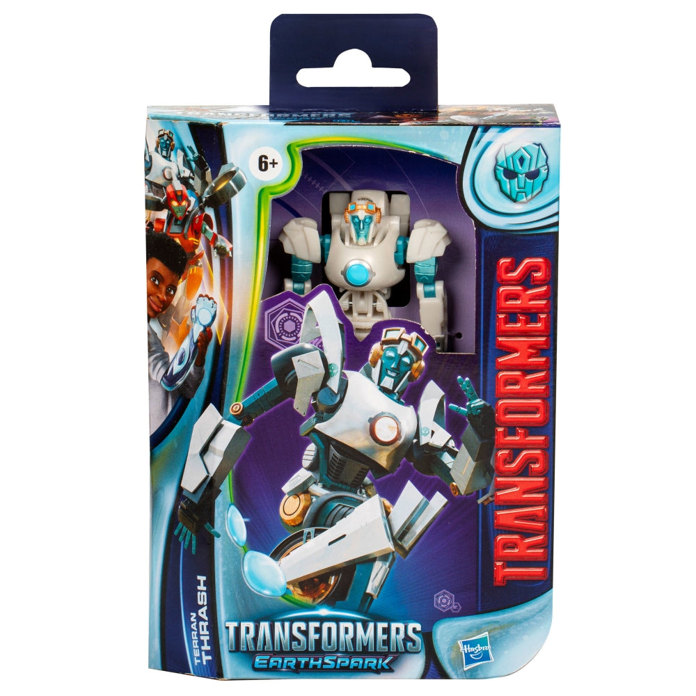 Transformers EarthSpark Deluxe Class Terran Thrash Action Figure Toy
