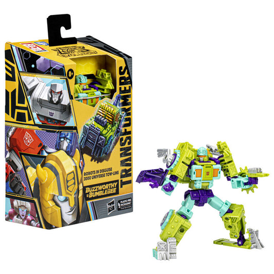 Transformers Legacy: Evolution Buzzworthy Bumblebee Robots in Disguise 2000 Universe Tow-Line 5.5 Inch Action Figure