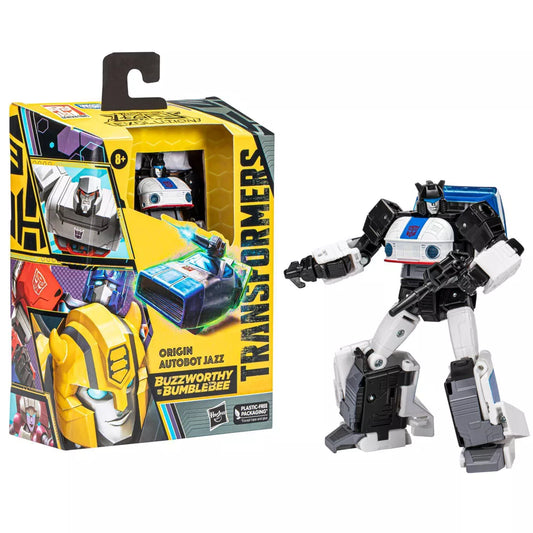Transformers Legacy Evolution Buzzworthy Bumblee Origin Autobot Jazz Action Figure (EXCLUSIVE)
