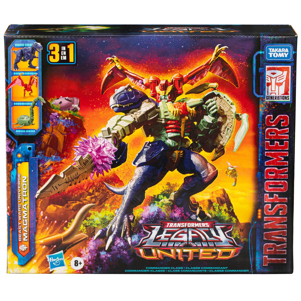 Transformers Legacy United Commander Class Beast Wars Universe Magmatron Action Figure Toy