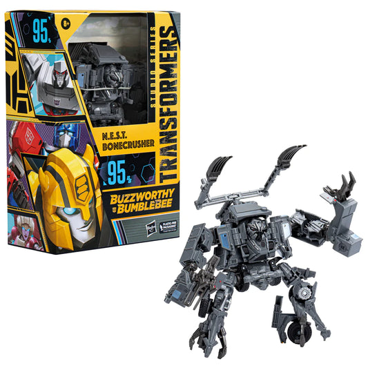 Transformers Studio Series #95-BB Buzzworthy Bumblebee: N.E.S.T. Bonecrusher Exclusive Figure