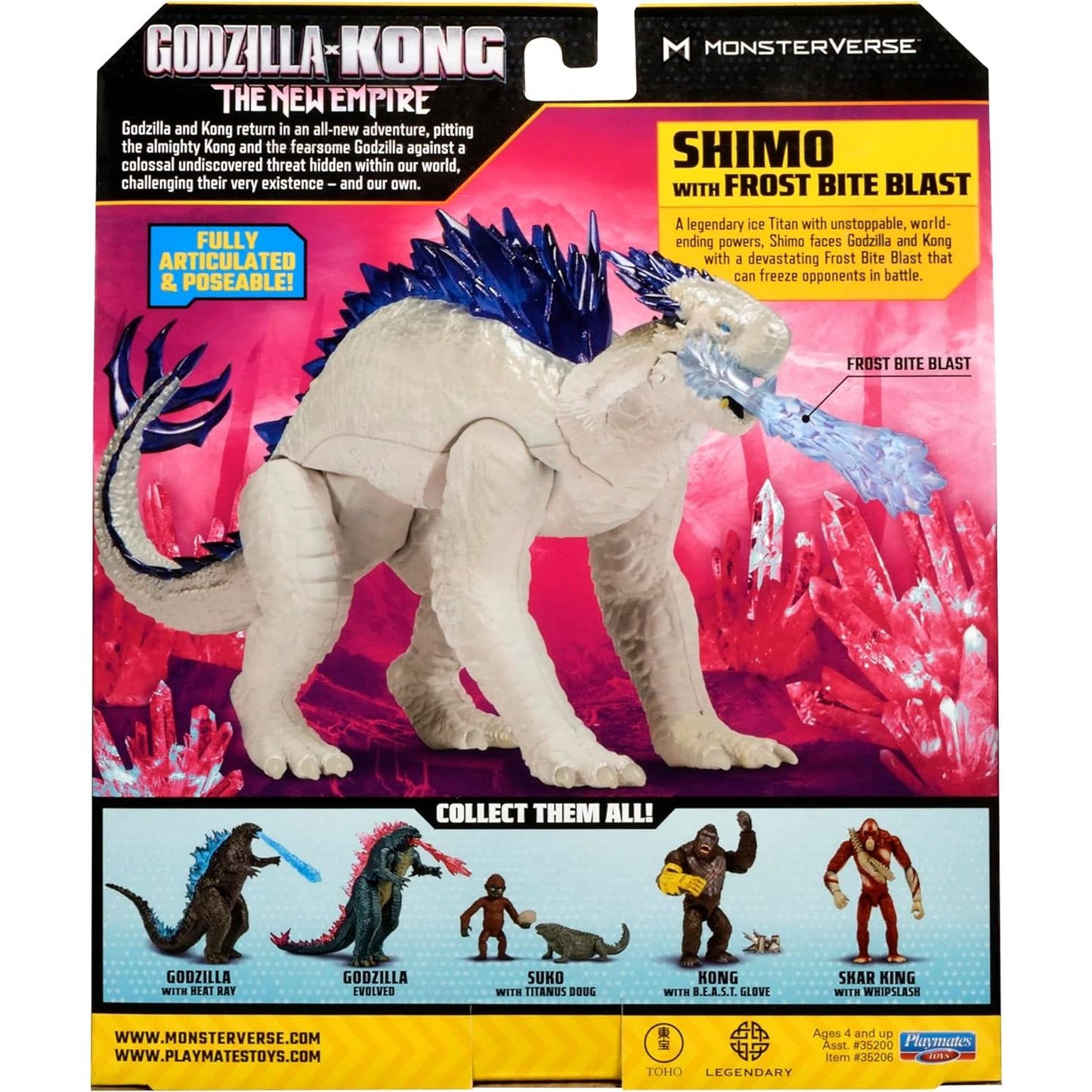 Godzilla x Kong : The New Empire - 6" Figure Shimo with Frost Bite Blast