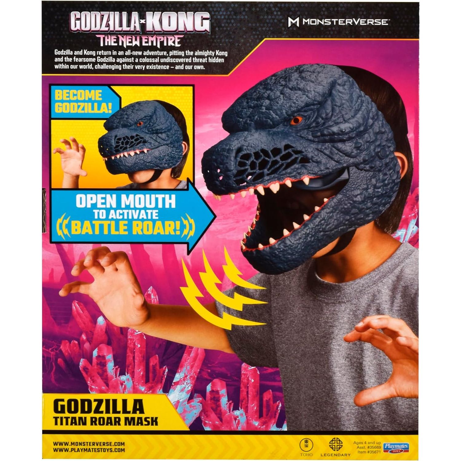 Godzilla x Kong Godzilla Interactive Mask by Playmates Toys