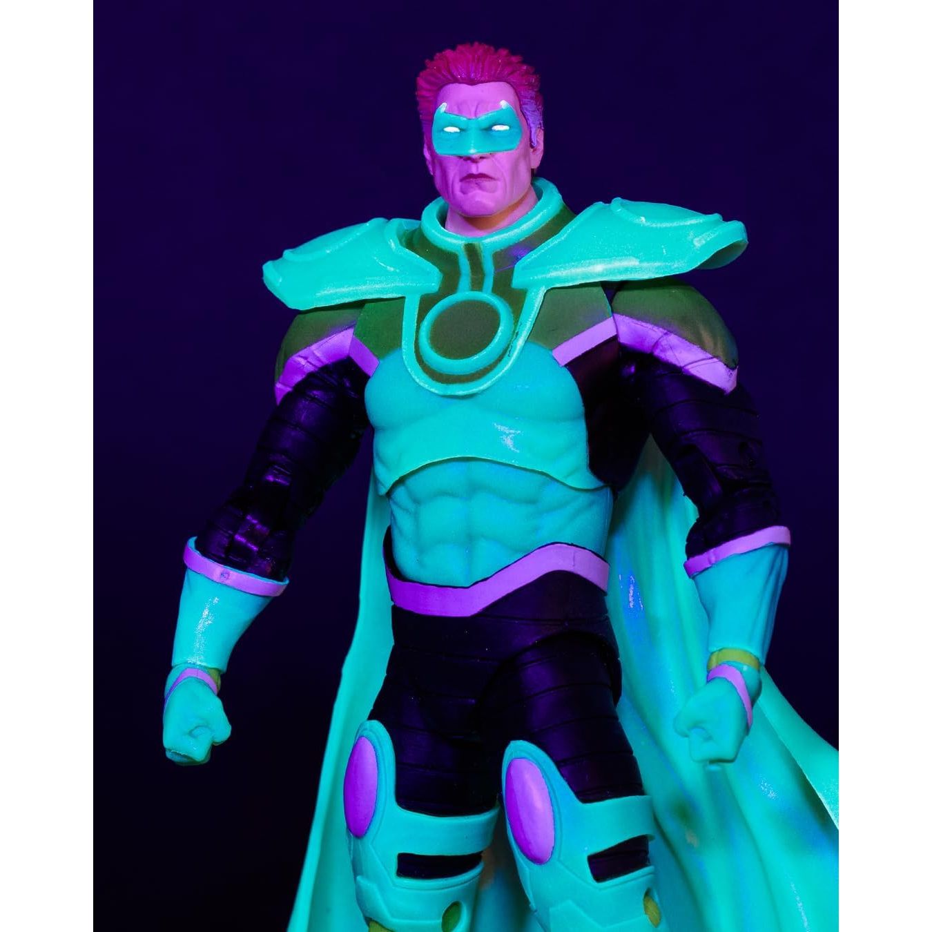 DC Multiverse Parallax (Green Lantern) Glow in The Dark Edition, 7in Action Figure, Gold Label