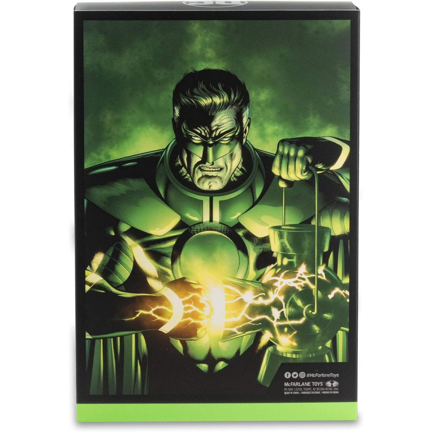 DC Multiverse Parallax (Green Lantern) Glow in The Dark Edition, 7in Action Figure, Gold Label