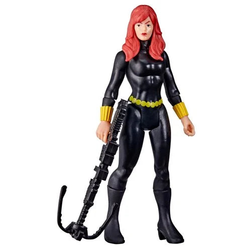 Marvel Legends Retro 375 Collection Black Widow 3.75 Inch Action Figure - Action & Toy Figures Heretoserveyou