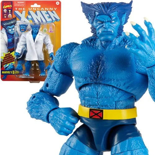 X Men Retro Marvel Legends 6 Inch Beast Action Figure Toys