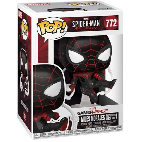 Spider-Man Miles Morales Game Advanced Tech Suit Pop! Vinyl Figure - Action & Toy Figures Heretoserveyou