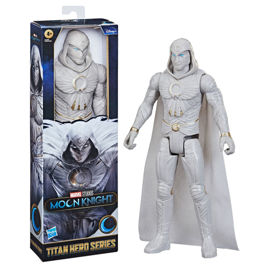 Marvel Studios' Moon Knight Titan Hero Series Moon Knight Toy, 12-Inch-Scale Action Figure