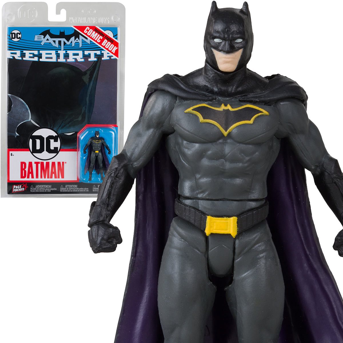 Batman Rebirth Page Punchers 3-Inch Scale Action Figure with Comic