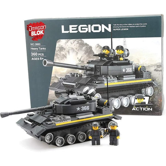 Dragon Blok - Legion - Heavy Tanks Building Set - 360 Pieces