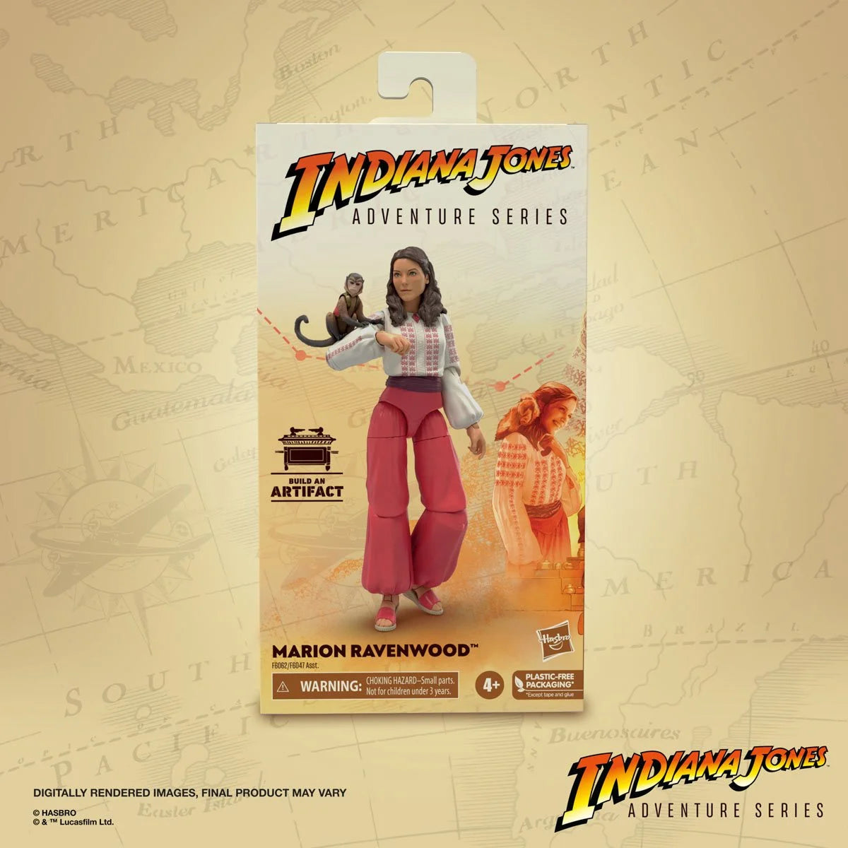 Indiana Jones Adventure Series Marion Ravenwood 6-Inch Action Figure Toy - Heretoserveyou