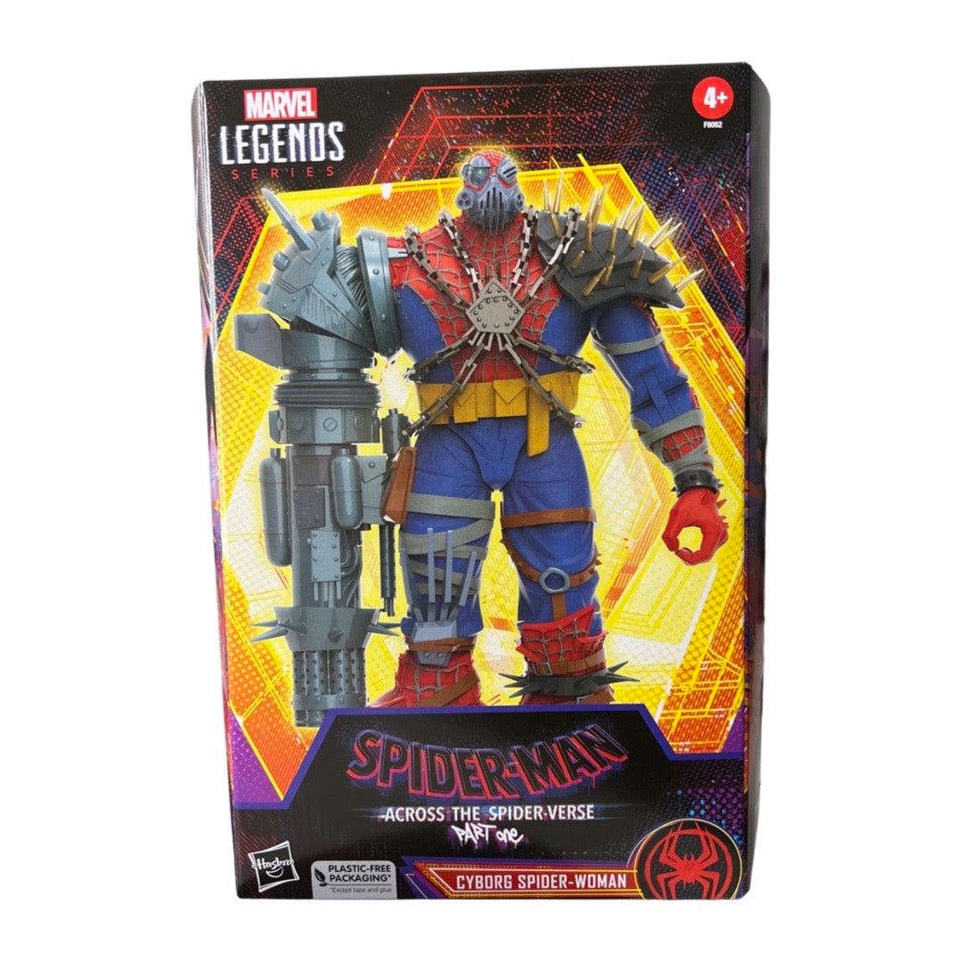 Marvel Legends Spider-Man Across The Spider-Verse - Cyborg Spider-Woman Action Figure Toy - HERETOSERVEYOU