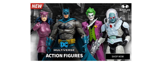 New DC Multiverse Action Figures In-Stock: Batman Hush, Mr. Freeze, Knightfall Catwoman, Kon-el Superboy, Batman Gladiator, Batman Armoured Kingdom Come and Jay Garrick