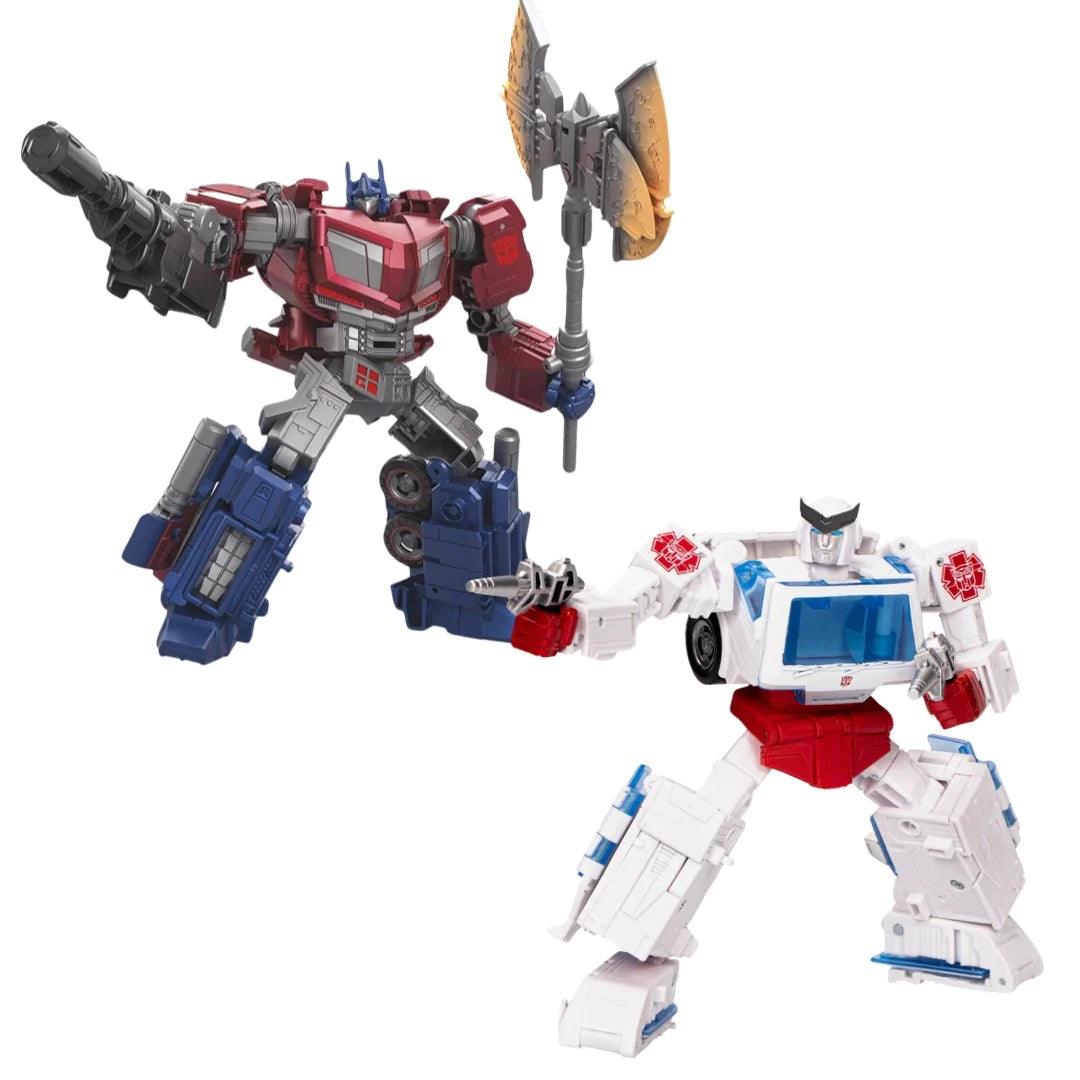 Transformers Studio Series Optimus Prime and AUtobot Ratchet Action figure