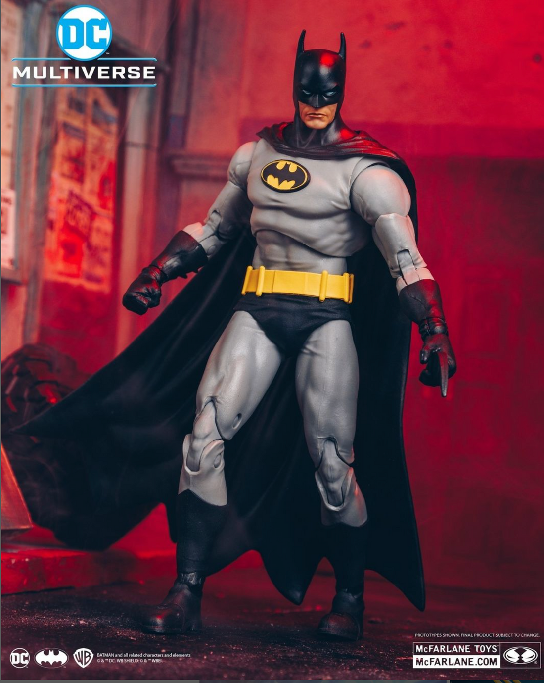 Black and Gray Knightfall Batman DC Multiverse Teaser