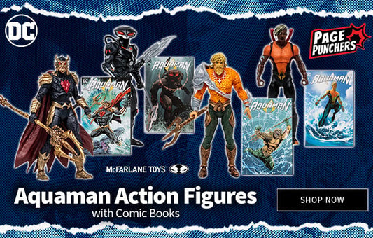 New Release Alert: Pre-Order Your DC Multiverse Page Punchers Aquaman Wave at Heretoserveyou Toy Store