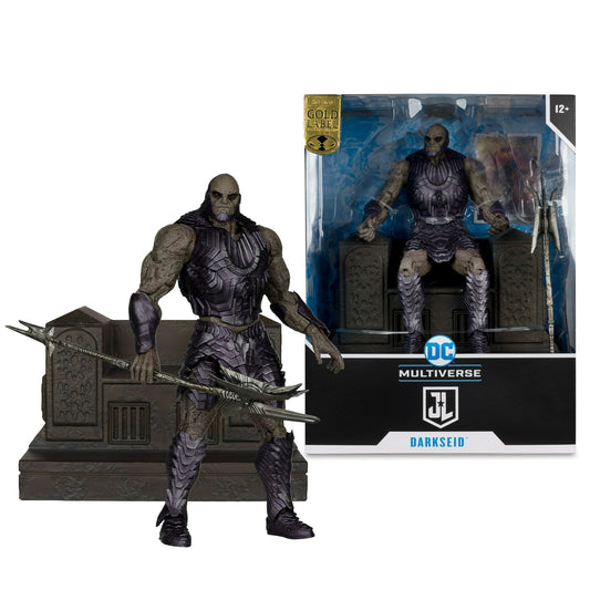 [PRE-ORDER] DC Collector Megafig - Darkseid with Armor and Throne (ZS Justice League) (Gold Label)