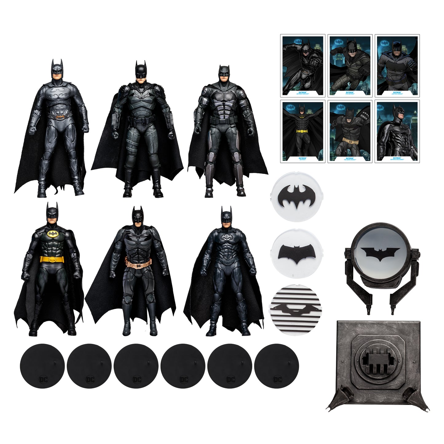 DC Multiverse Batman The Ultimate Movie Collection 7 Inch Figure 6-pack with accessories - heretoserveyou