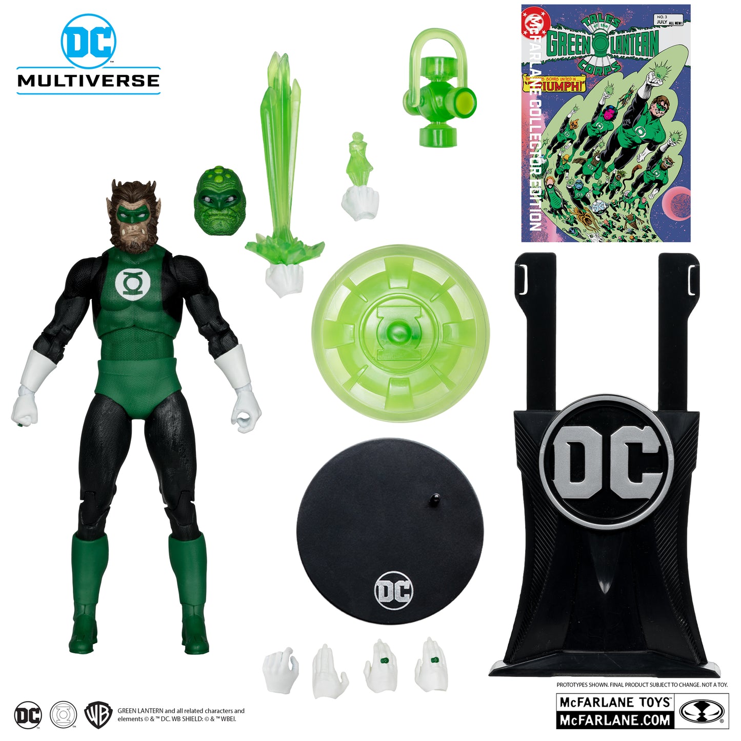 [Platinum Edition] Green Lantern (Green Lantern Corps) Action Figure McFarlane Collector Edition #22