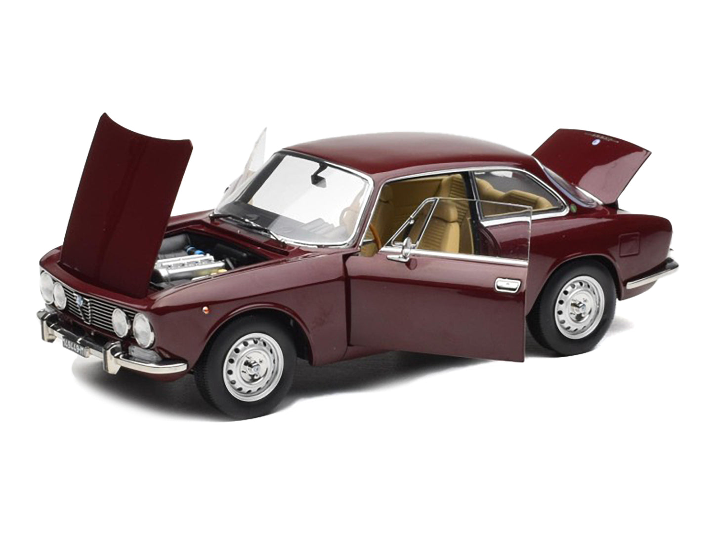 1973 Alfa Romeo 2000 GTV Maroon 1/18 Diecast Model Car by Norev