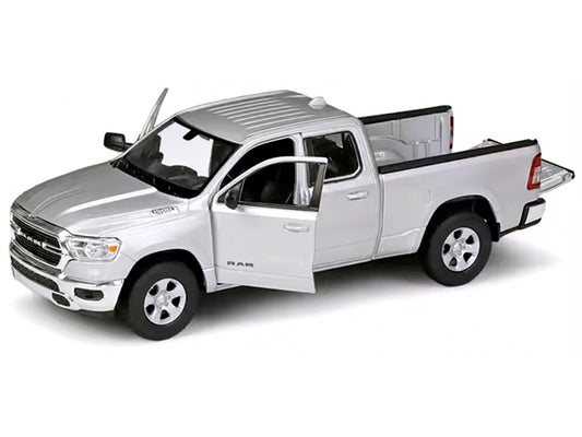 2019 RAM 1500 Pickup Truck Silver Metallic "NEX Models" Series 1/27 Diecast Model Car by Welly