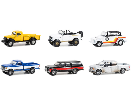 "All Terrain" Series 15 Set of 6 pieces 1/64 Diecast Model Cars by Greenlight