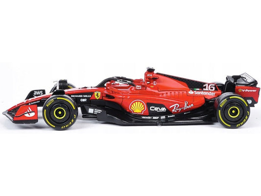 Ferrari SF-23 #16 Charles Leclerc "Formula One F1 World Championship" (2023) "Formula Racing" Series 1/43 Diecast Model Car by Bburago