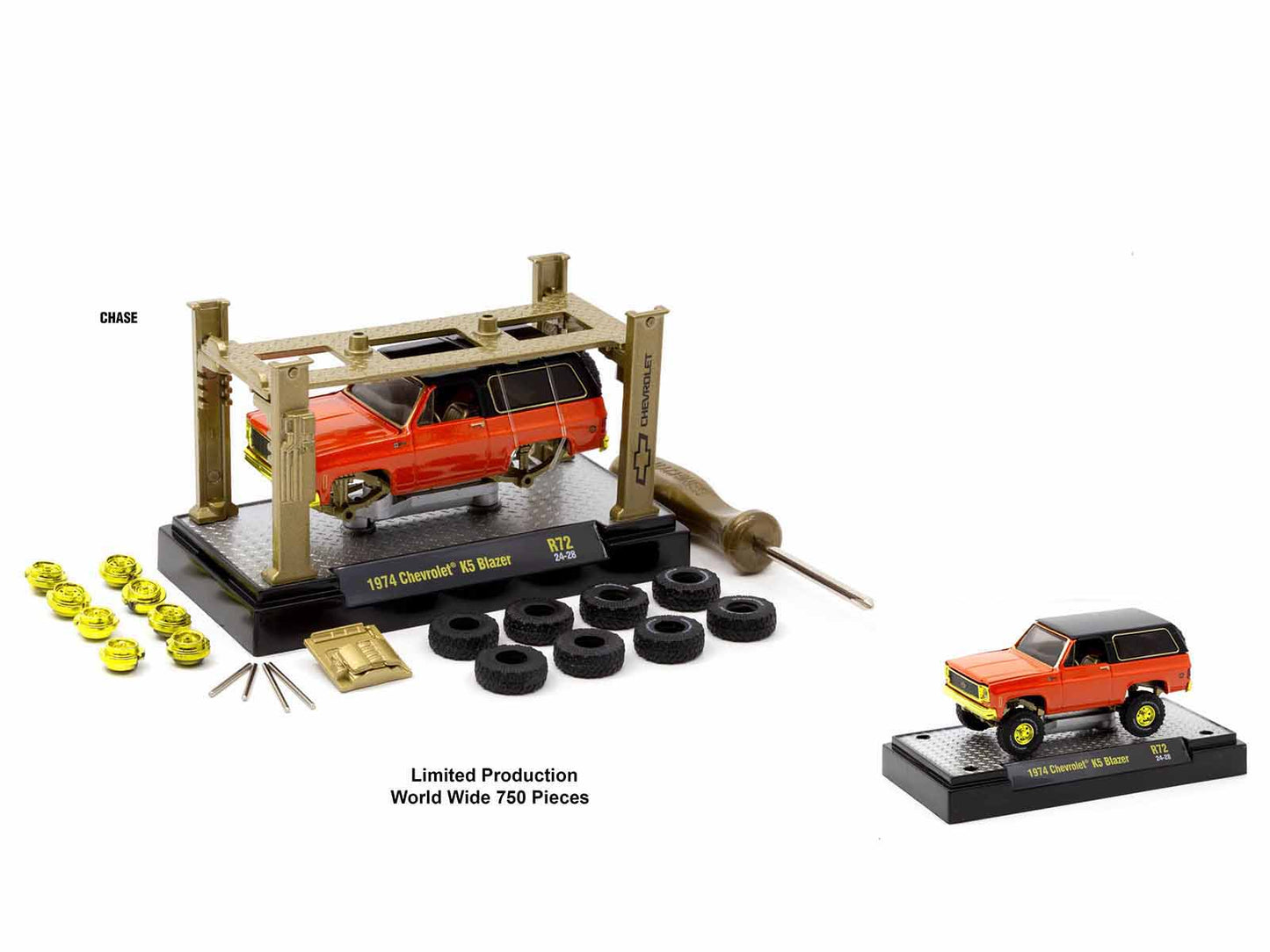 Model Kit 3 piece Car Set Release 72 Limited Edition to 9000 pieces Worldwide 1/64 Diecast Model Cars by M2 Machines