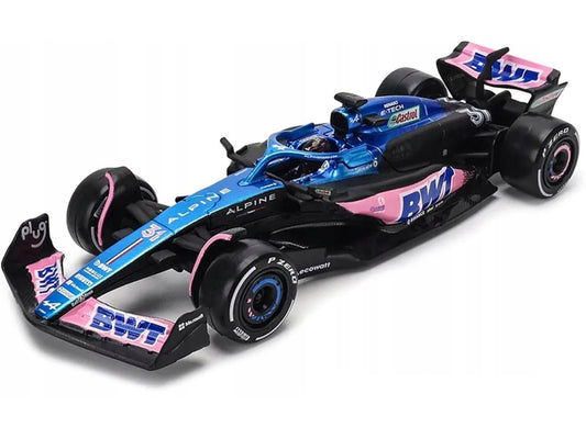 Alpine A523 #31 Esteban Ocon "BWT" "Formula One F1 World Championship" (2023) with Driver in Car 1/43 Diecast Model Car by Bburago