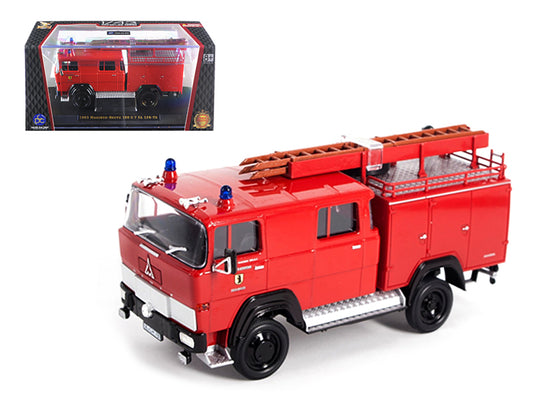 1965 Magirus Deutz 100 D 7FA LF8-TS Red Fire Engine 1/43 Diecast Model by Road Signature