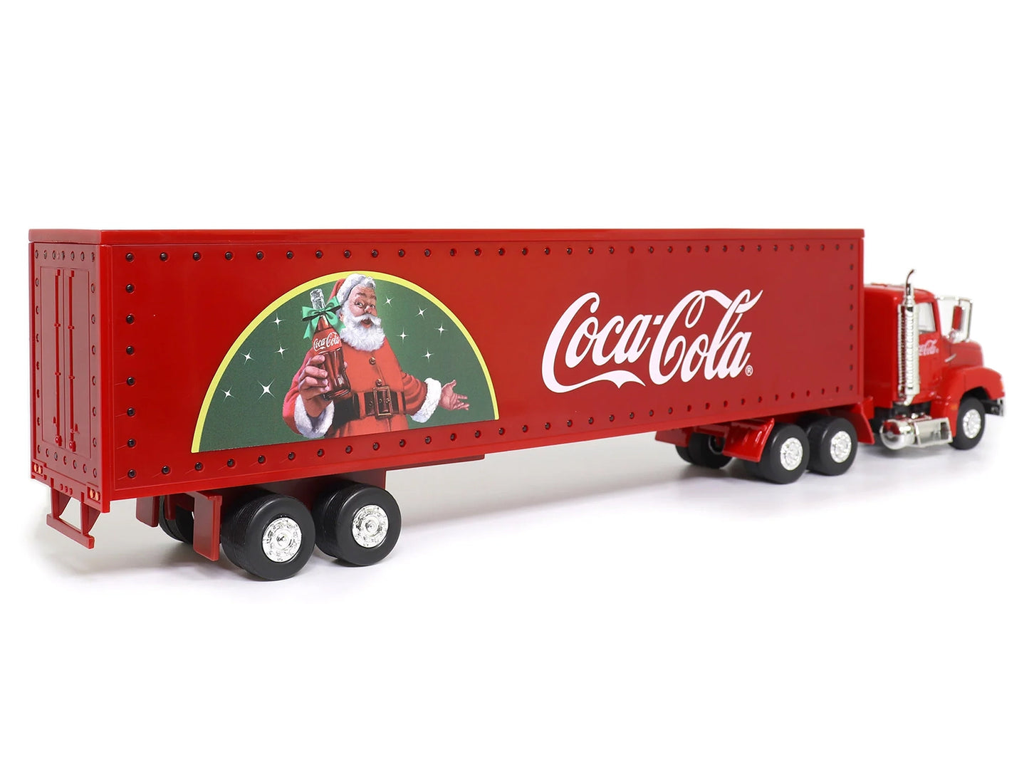 Truck Red "Coca-Cola Holiday Caravan" with Lights 1/43 Diecast Model by Motor City Classics