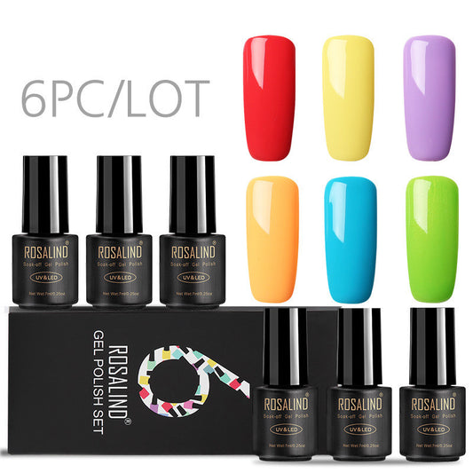 Rosalind - Fine nail polish set of 6 bottles