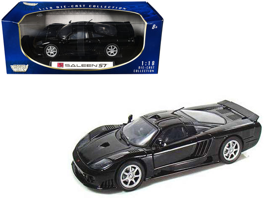 Saleen S7 Black 1/18 Diecast Model Car by Motormax